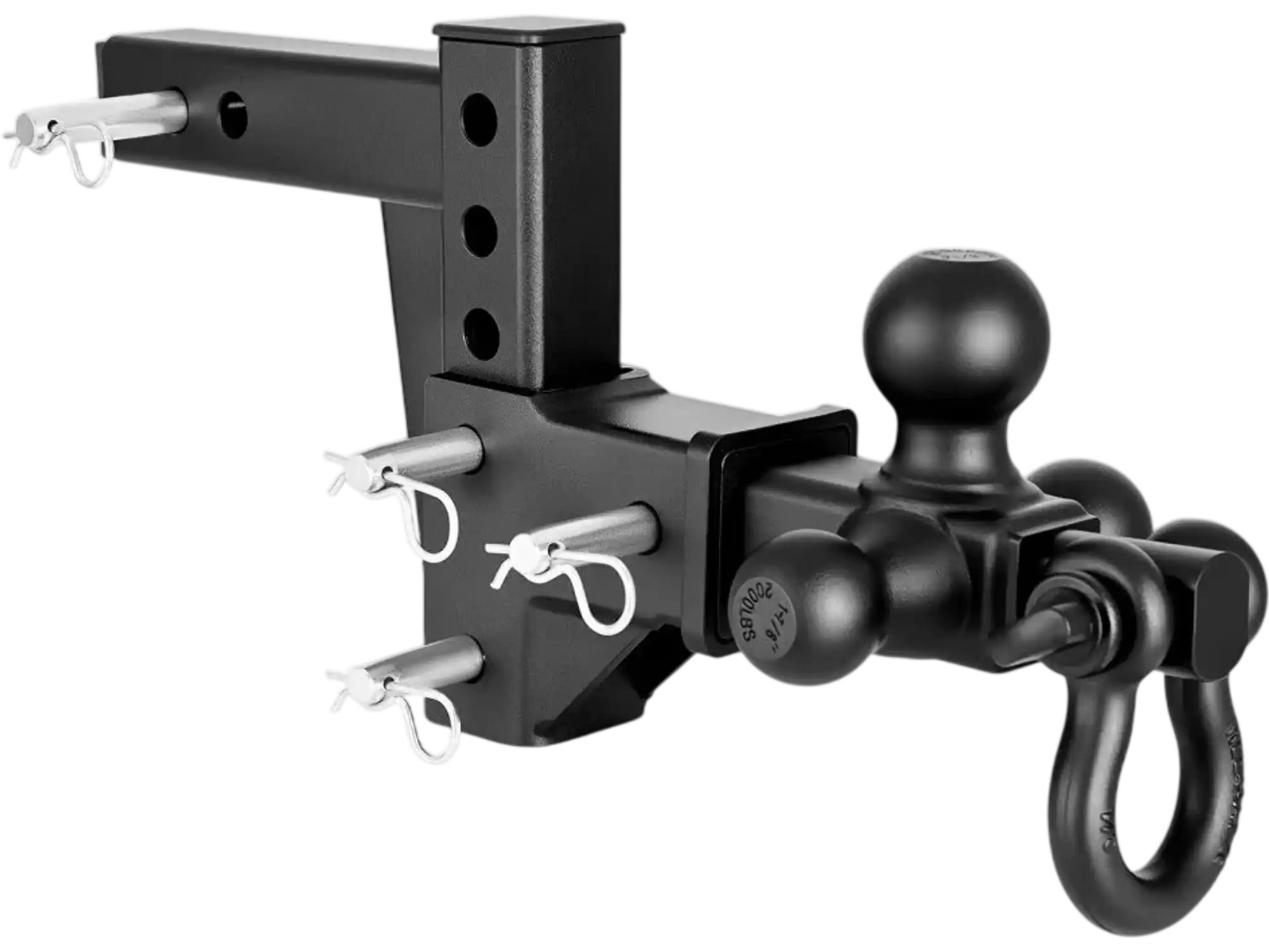 Vevor Trailer Hitch Tri Ball Mount with D Shackle 10,000 lbs 6