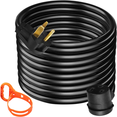 Vevor Welder Extension Cord 25' 40A 250V NEMA 6-50P to 6-50R New