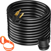 VEVOR Welder Extension Cord 40Amp 50ft 250V, Welding Power Cord with NEMA 6-50 Plug 8 Gauge 3 Prong for MIG,Lincoln,Plasma,Miller,TIG Tested to UL Standards
