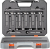 VEVOR Forstner Bit Set, 16 Pcs Forstner Drill Bits Set, 1/4" to 1-5/8", Carbon Steel, with Universal Round Shank, Forstner Drill Bit for Wood and Composite Board, Forstner Bits for Woodworking