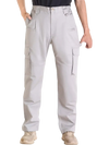 VEVOR FR Pants for Men, 9 oz 100% Cotton, Flame-Resistant Cargo Pants with Multi-Pockets and Elastic Waist, Reinforced Tear-proof Stitching, Ideal for Welding Work and Casual Wear, XL Size, Gray