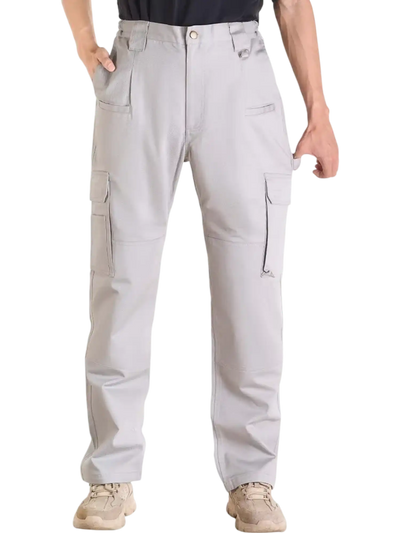 Vevor FR Pants Flame-Resistant Cargo Multi-Pocket Elastic Waist XL Gray New
