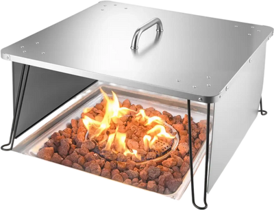 Vevor Fire Pit Heat Deflector 25.4