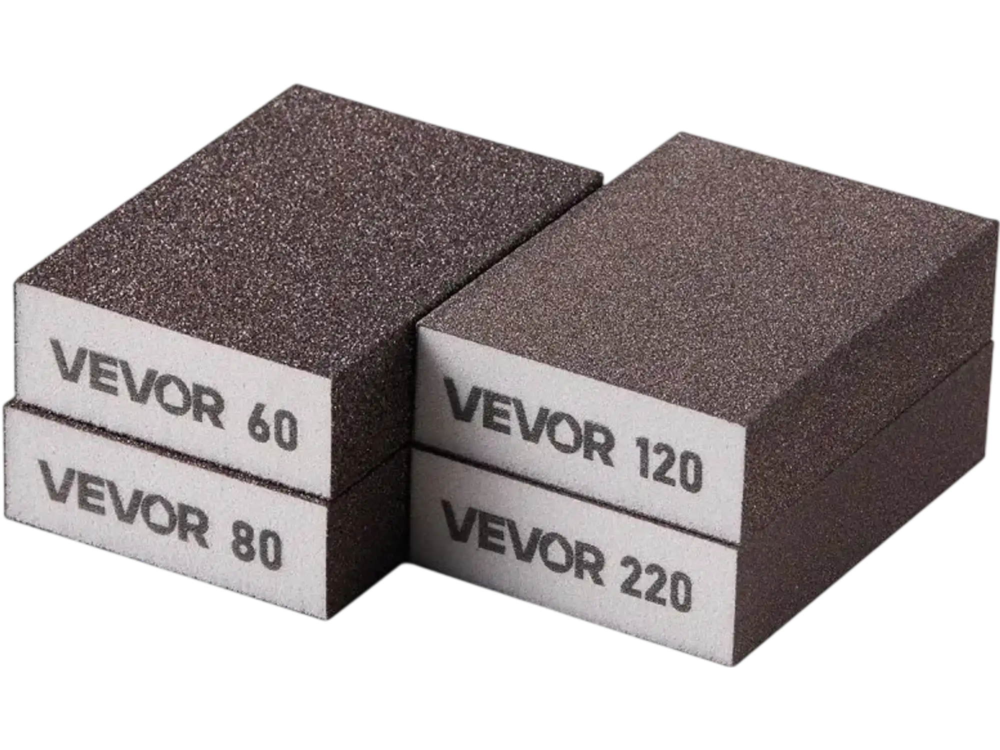 Vevor Sanding Sponge 4-Pc 60/80/120/220 Grit Assortment New