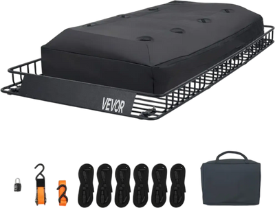 Vevor Roof Rack Cargo Basket 90 x 50 x 6