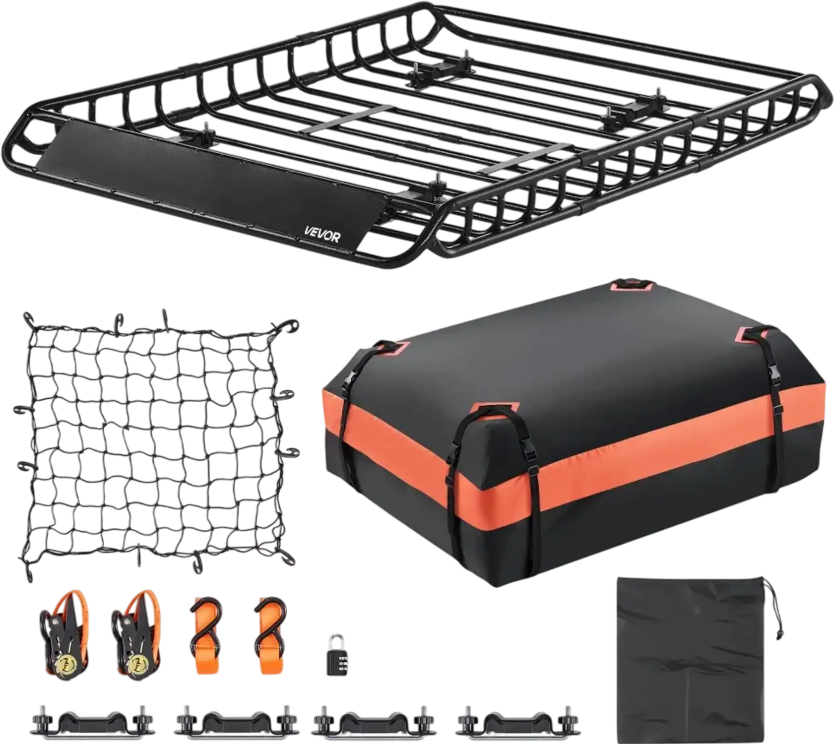 Vevor Roof Rack Basket 51 x 36 x 4.1
