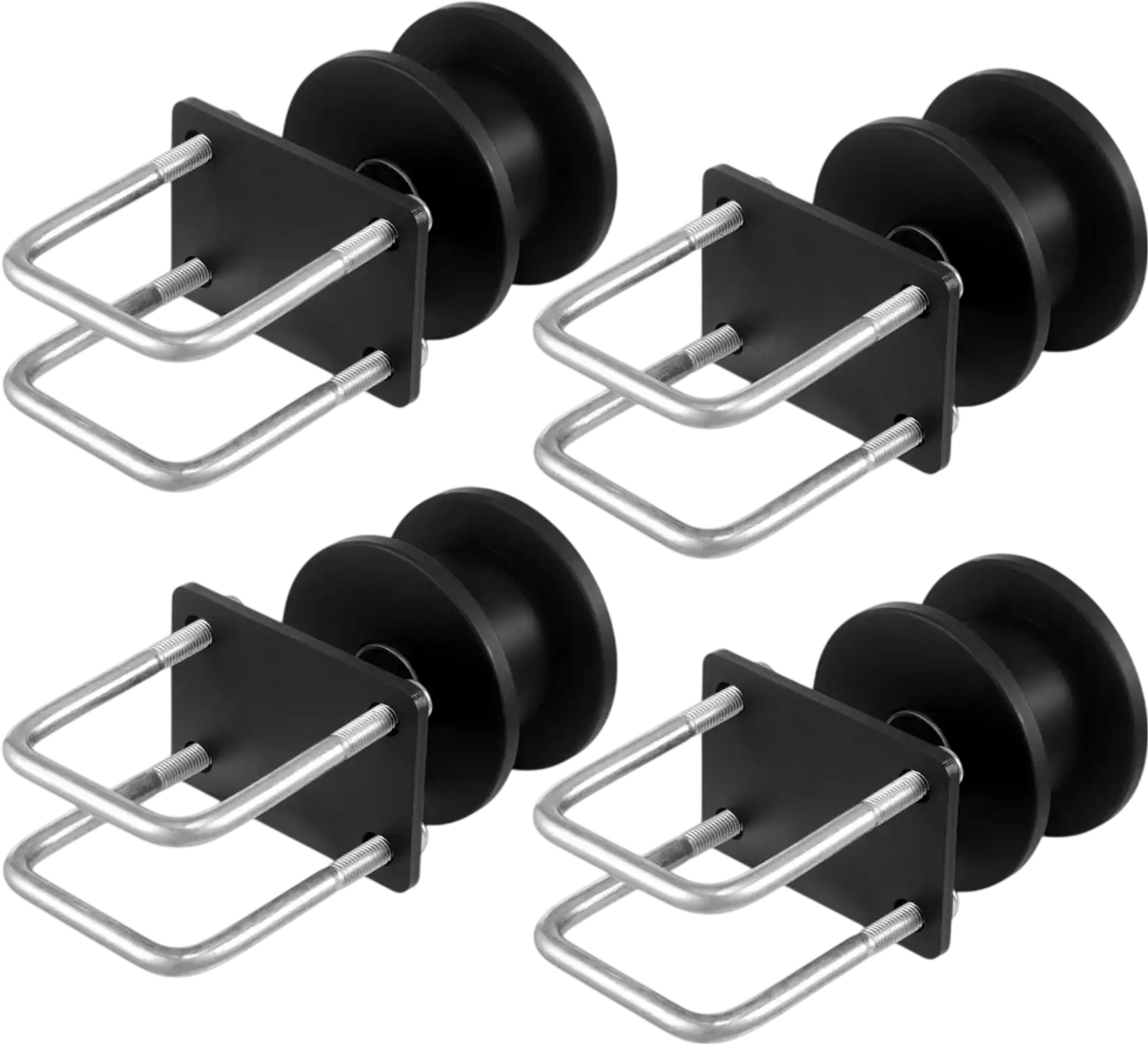 Vevor Sliding Gate Kit H-Shaped 4-Wheel Rolling Hardware New