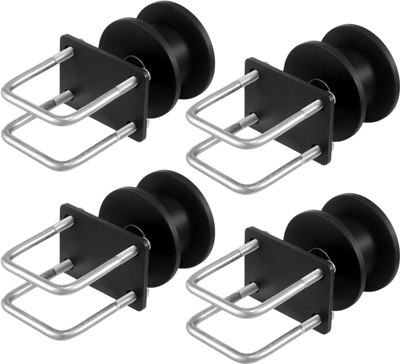 Vevor Sliding Gate Kit H-Shaped 4-Wheel Rolling Hardware New