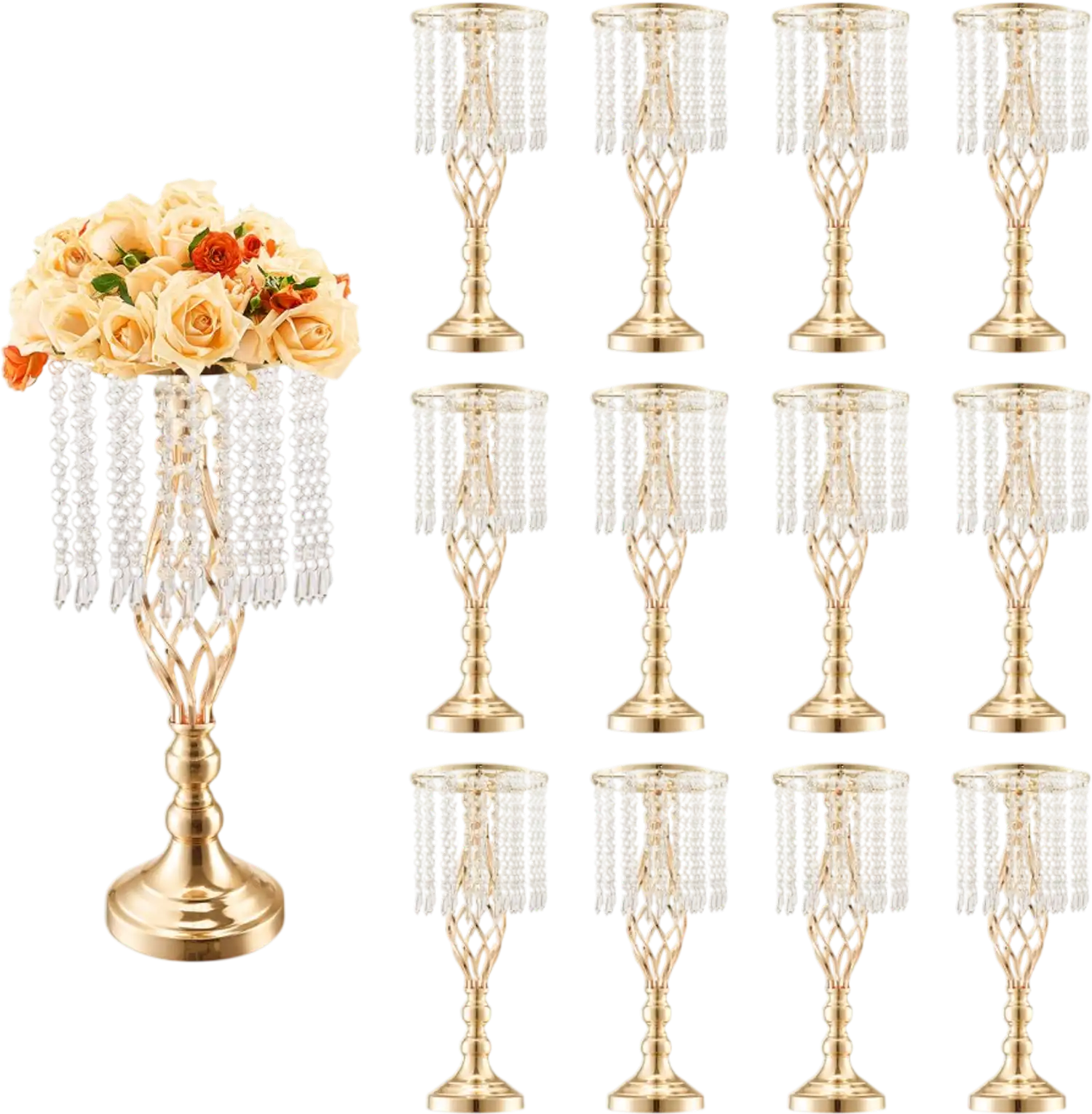 Vevor Wedding Vase 12-Piece 19.3