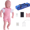 VEVOR Infant CPR Training Manikin, Heimlich Maneuver and Cardiopulmonary Resuscitation (CPR) Practice, Professional Infant Airway Obstruction Training Manikin, Baby Infarction Model for Education