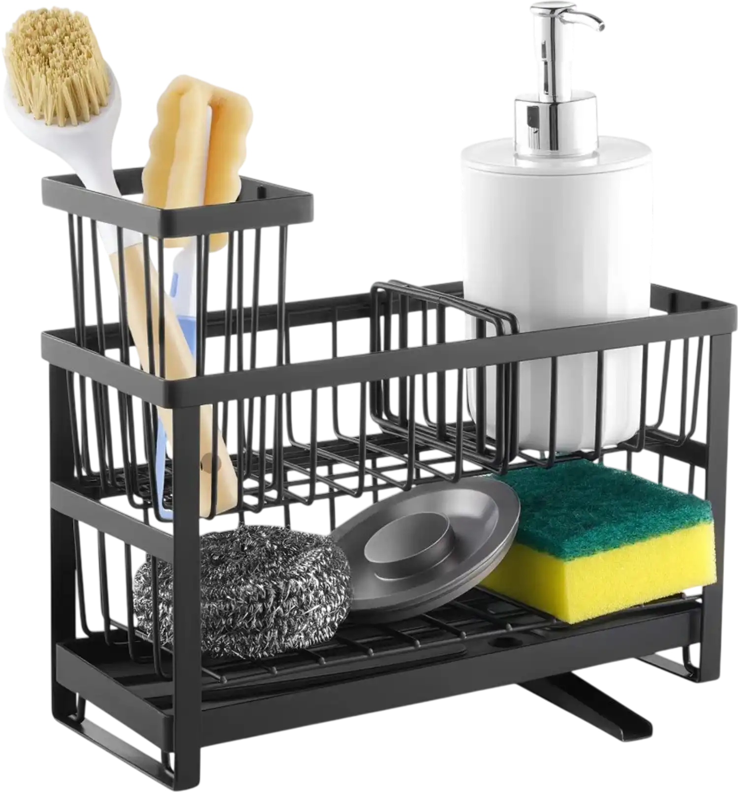 Vevor Sink Caddy Organizer 2-Tier Kitchen Sponge Holder New