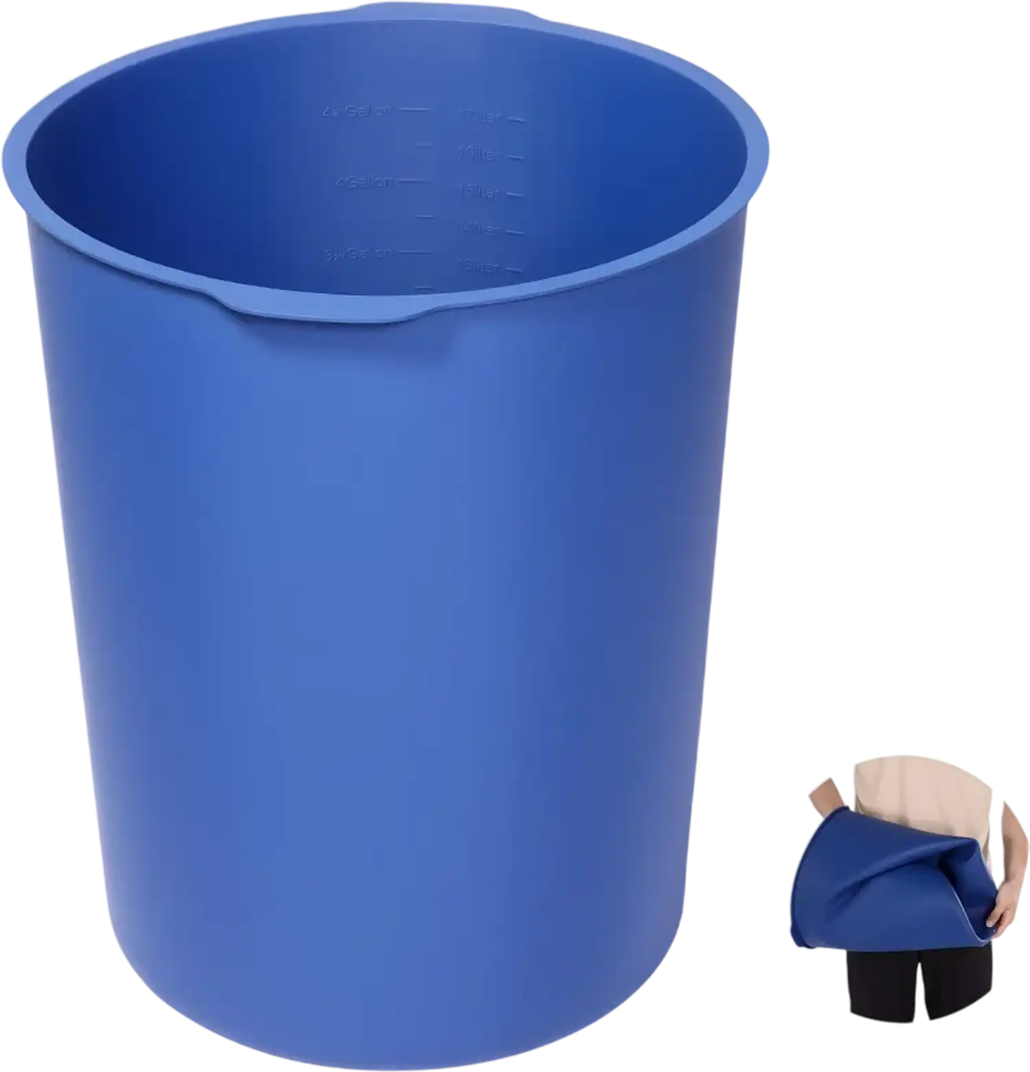 Vevor Bucket Liner 5 Gallon Reusable Silicone Concrete Mixing Liner New