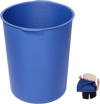 VEVOR 5 Gallon Bucket Liner for Concrete Mix, Reusable Silicone Mortar Bucket Liner for Thinset Paint Concrete Epoxy Mixing, Heavy-duty Grout Mixer Insert Tool with Graduated Measurements, Blue