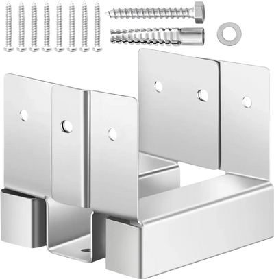 Vevor Post Base 4x4 Concrete Anchor Bracket 10-Piece Set New
