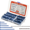 VEVOR Concrete Screws, 3/16 inch, 100 PCS 5 Different Lengths, Phillips Head, Masonry Screws with Drill Bits, Carbon Steel with Blue Coating, for Anchoring to Concrete, Masonry, Block, Brick and Wood