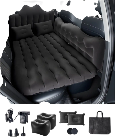 Vevor Car Air Mattress Inflatable Back Seat Camping Travel Bed with Pump and 2 Pillows New