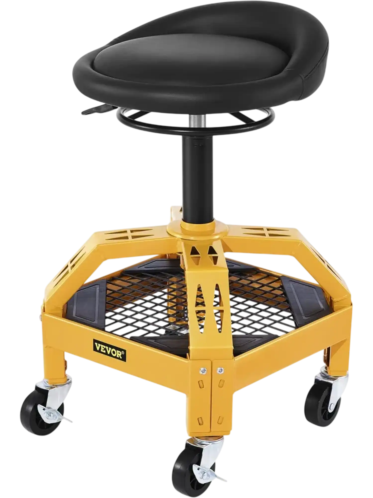 Vevor Mechanic Stool Rolling Garage Seat with Adjustable Height and Tool Tray New