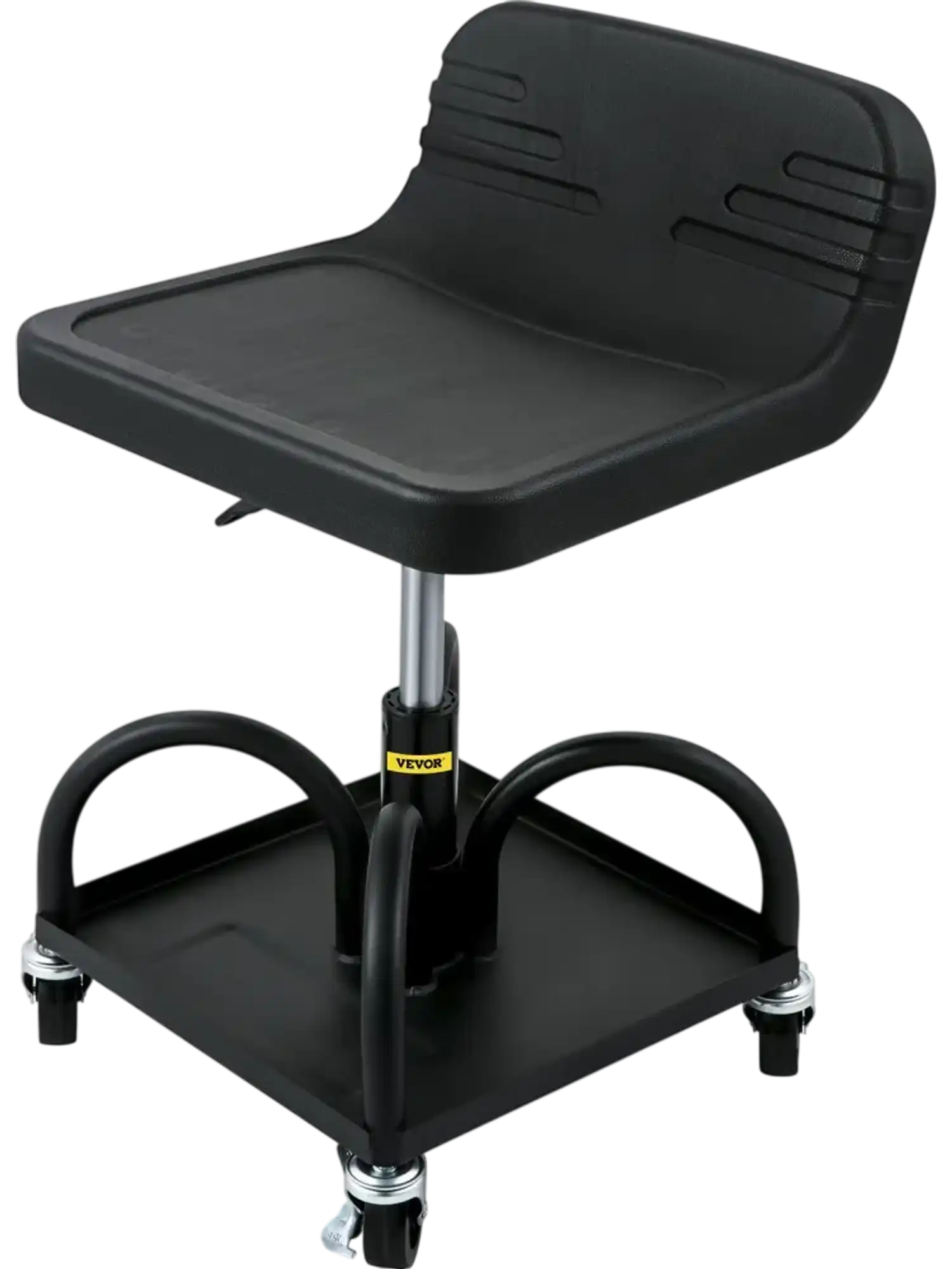 Vevor Rolling Garage Stool Adjustable Mechanic Seat with Tool Tray New