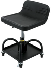 VEVOR Rolling Garage Stool, 300LBS Capacity, Adjustable Height from 15.7 in to 20.5 in, Mechanic Seat with 360-degree Swivel Wheels and Tool Tray, for Workshop, Auto Repair Shop, Black