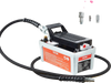 VEVOR Air Hydraulic Pump, 10,000 PSI 1/2 Gal Reservoir, NPT 3/8" Oil Outlet, NPT 1/4" Inlet, 6.6 ft Pipe, Foot Actuated Hydraulic Pump Air Treadle for Auto Body Frame Machines and Pulling Post, Gray