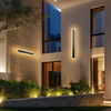 VEVOR Outdoor Wall Light, 23.6 Inch, Long Strip Modern Exterior Wall Sconce Light Fixtures, 3000K Warm White, IP65 Waterproof, Anti-Rust Outside Patio Wall Mount Lighting, for House, Porch, Garage