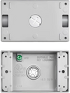 VEVOR Outdoor Electrical Box, 4.5 x 2.8 x 2 in, Weatherproof Outlet Junction Box, Suitable 1/2-Inch or 3/4-Inch Electrical Conduit, 18.3 Cu.In Large Capacity Plug Receptacle Protector, 4PCS, Gray