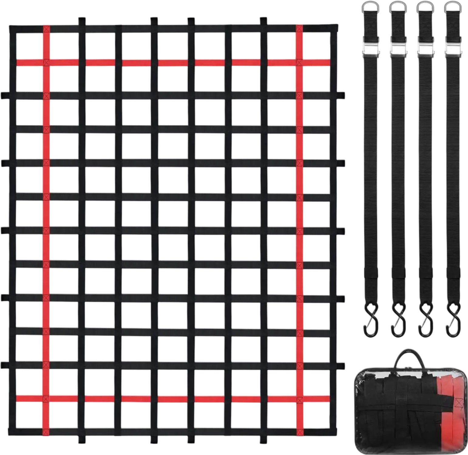 Vevor Cargo Net Heavy-Duty Truck Bed Security Net 96