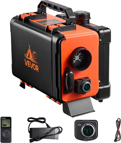 Vevor Diesel Heater 8kW Portable with Remote Control LCD Screen DC 12V/24V New
