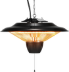 VEVOR Hanging Patio Heater, 1500W Electric Space Infrared Heater, IP34 Protection with 23.6 inch Pull Cord & Adjustable Chain, for Porch,Patio,Dining Room,Studio Outdoor/Indoor