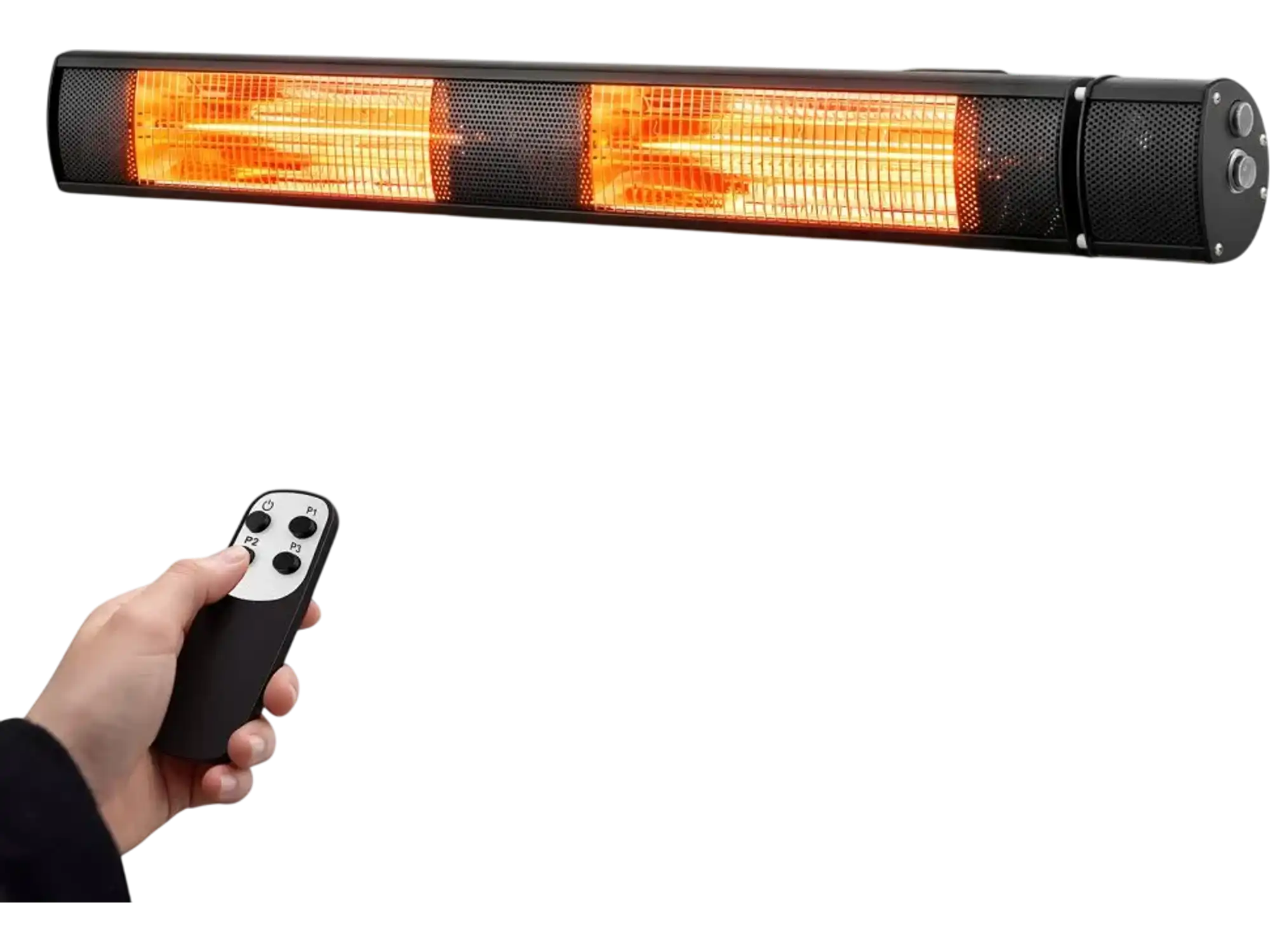 Vevor Infrared Heater 3000W Outdoor Electric Space Heater Black New