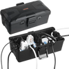 VEVOR Outdoor Electrical Box Waterproof, 9.4 x 4.3 x 2.8 in, IP54 Weatherproof Extension Cord Cover, Large Outlet Connection Box Plug Protector with 6 Cable Entry, for Power Strip, Holiday Light Decor