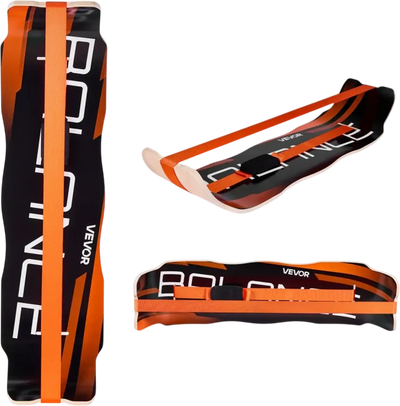 Vevor Balance Board Curved Wobble Board Trainer Orange New