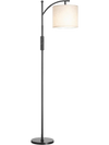 VEVOR Dimmable Floor Lamp, Color Temperature & Brightness Adjustable, Modern Standing Lamp with Remote Control, Foot Switch Floor Lamp for Living Room, Bedroom, Office(LED Bulb, Lampshade Included)