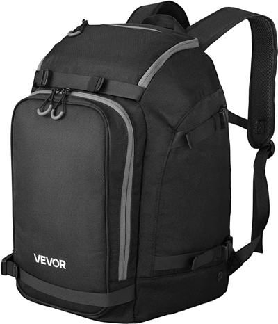 Vevor Ski Boot Bag 55L Waterproof Travel Backpack Black New