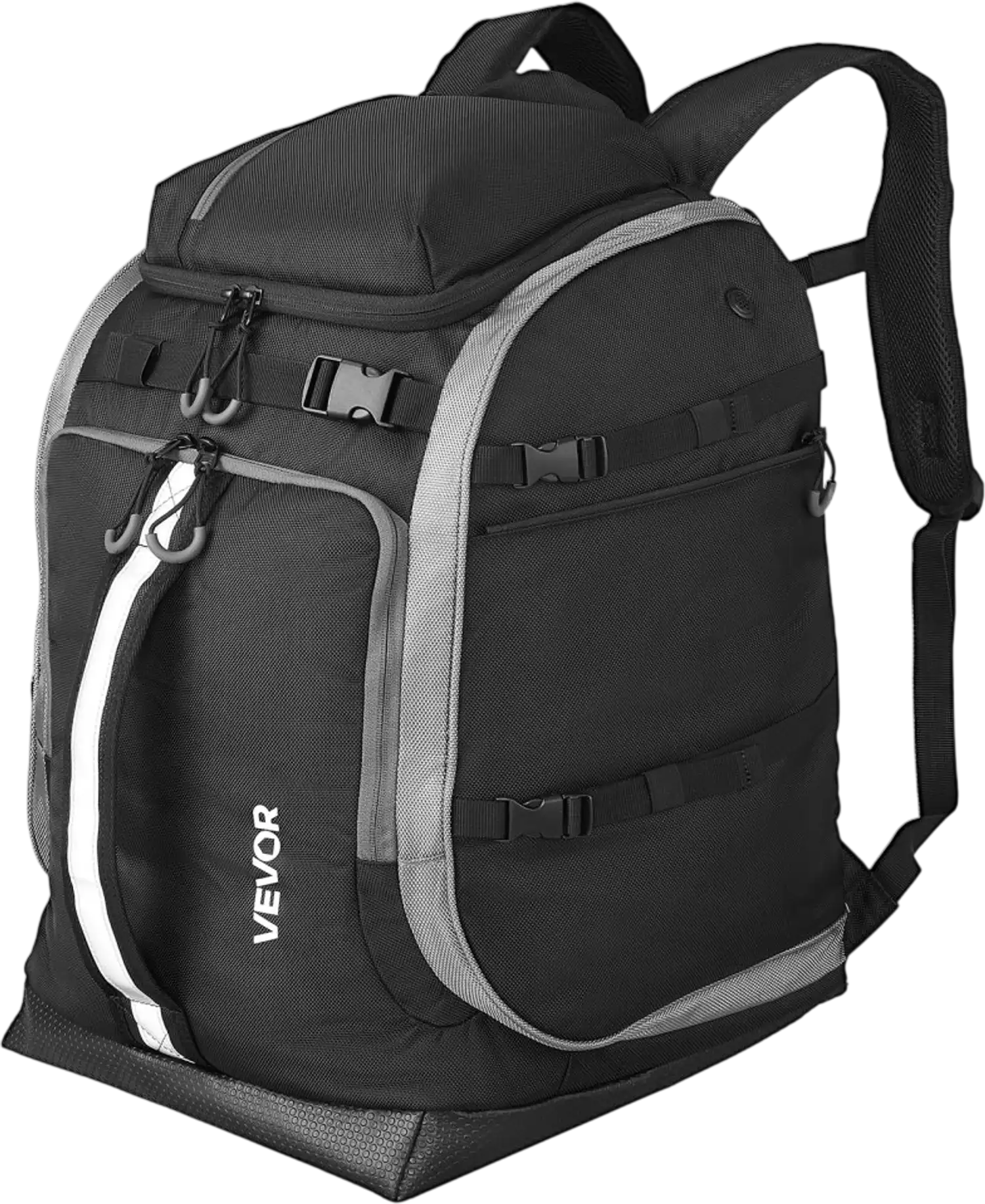 Vevor Ski Boot Bag 65L Waterproof Travel Backpack Black New