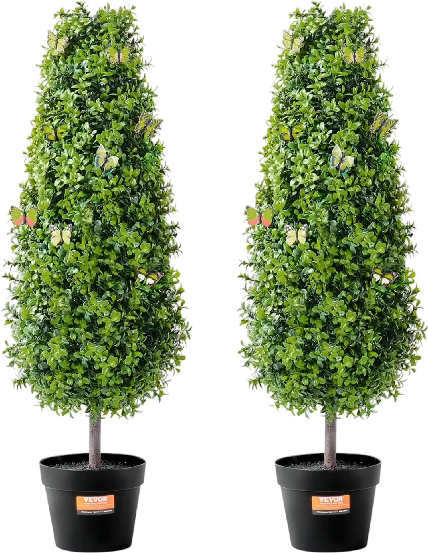 Vevor Artificial Boxwood Topiary Tree 2-Pack 36