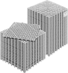 VEVOR Interlocking Tile 50PCS Gray, Drainage Tiles 12" x 12" Splicing, Soft PVC Interlocking Drainage Floor Tiles, Non-Slip Drainage Holes for Restroom, Bathroom, Kitchen, Pool, Wet Areas