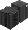 VEVOR Interlocking Tile 55PCS Black, Drainage Tiles 12" x 12" Splicing, Soft PVC Interlocking Drainage Floor Tiles, Non-Slip Drainage Holes for Restroom, Bathroom, Kitchen, Pool, Wet Areas