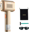 VEVOR IPL Hair Removal, Permanent Hair Removal with Sapphire Ice Cooling System, Painless At-Home Hair Removal Device for Women Men, Auto/Manual Modes, 5 Levels for Body & Face