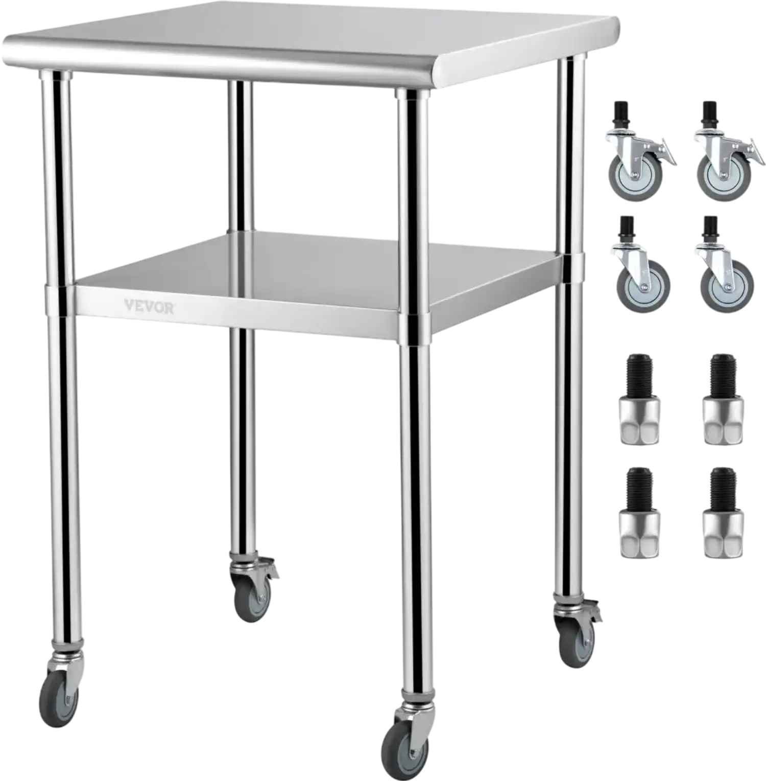 Vevor Work Table Stainless Steel Prep Table 24