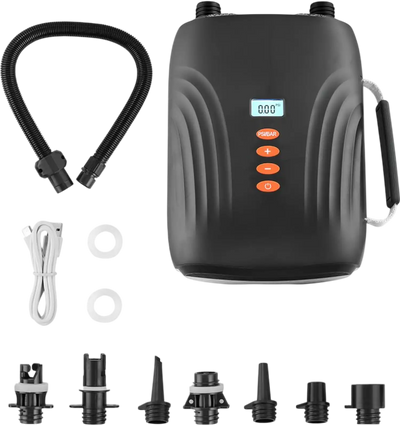 Vevor Paddle Board Pump Rechargeable Battery-Powered 20 PSI Dual Stage SUP Air Pump New