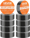 VEVOR Deck Joist Tape, 2 inch x 50 ft, 10 Pack, Weather-Resistant Waterproof Flashing Butyl Joist Tape for Decking, Self-Adhesive, for Wood Decks, Beams Roofs, RVs, House, and Pipes Repair, Black