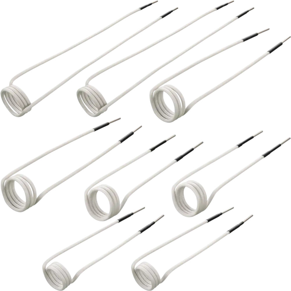 VEVOR Induction Heater Coil Kit 8PCS Most Used Induction Heater Coils with Varying Lengths, Heat Resistant Induction Heater Tool with Flexibility and Long Lifespan For Removing Rusty Bolts and Nuts