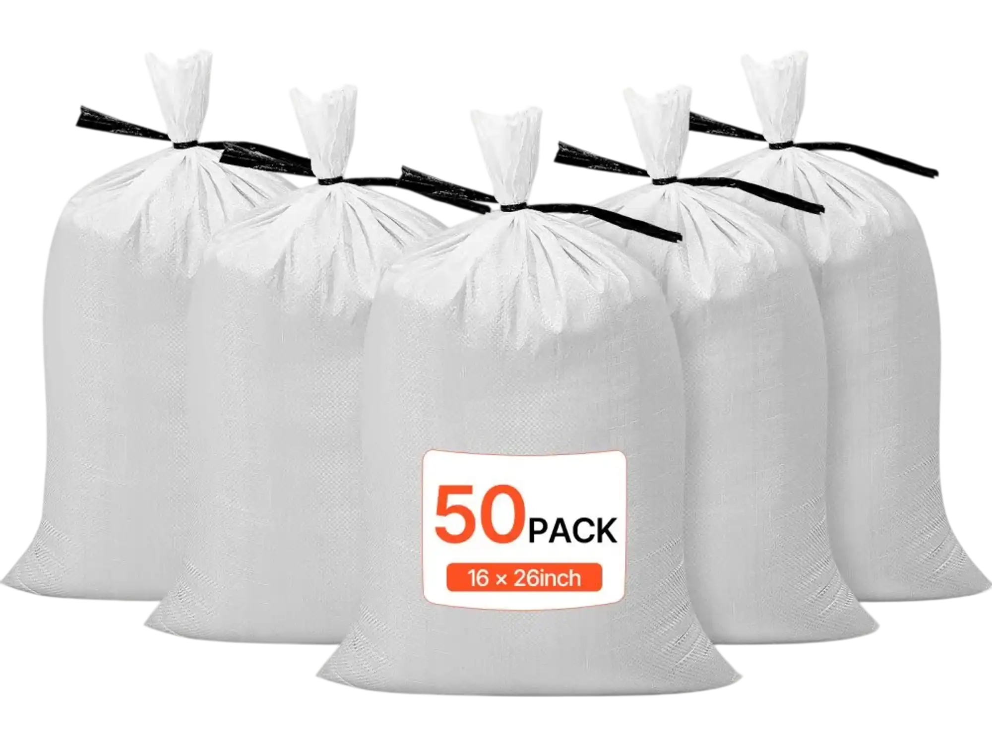 Vevor Sandbags Heavy-Duty Flood Protection 50-Pack 16