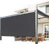 VEVOR 90% Sun Shade Cloth, 10 x 12 ft Pergola Shade Cover with Stainless Steel Grommets, Sun Shades Canopy Privacy Screen with 140 GSM HDPE Material, for Outdoor, Patio, Garden, and Backyard (Black)