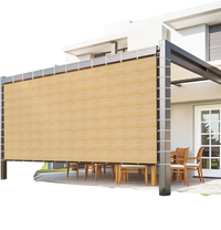 VEVOR 90% Sun Shade Cloth, 12 x 20 ft Pergola Shade Cover with Stainless Steel Grommets, Sun Shades Canopy Privacy Screen with 160 GSM HDPE Material, for Outdoor, Patio, Garden, and Backyard (Beige)