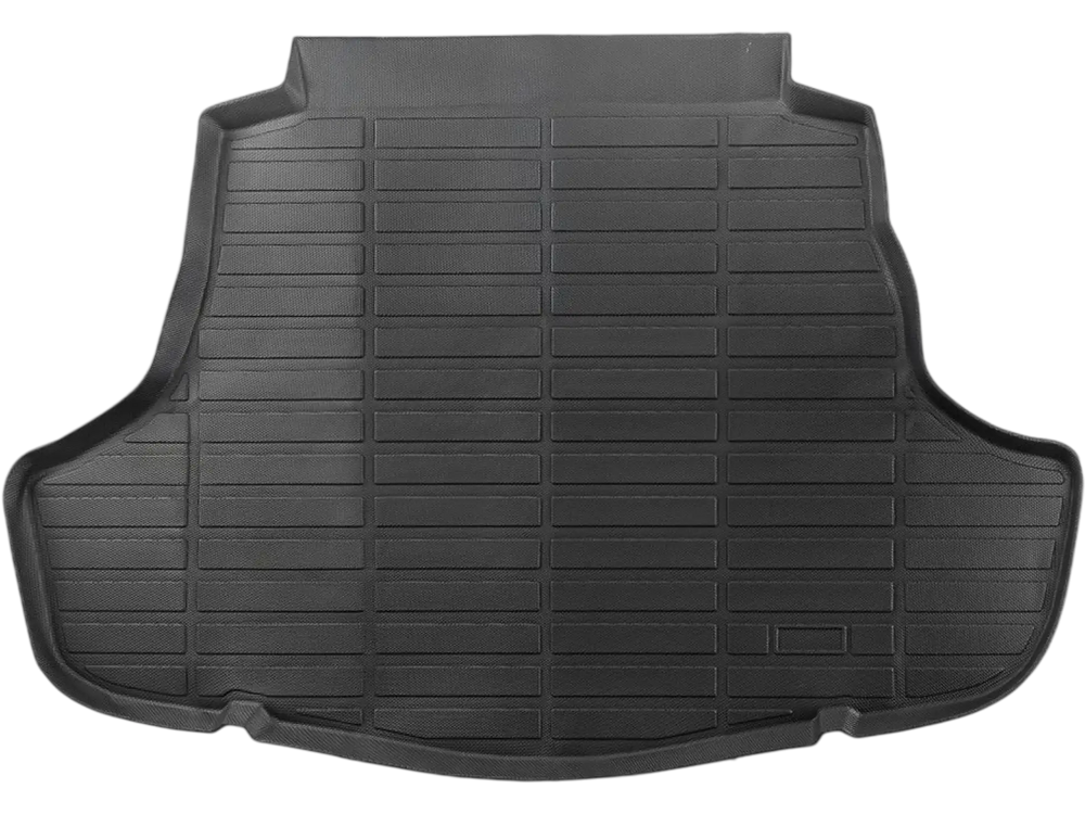 VEVOR Cargo Mat Compatible with Toyota Camry Hybrid 2018-2025, Precise Fit Odorless Durable Trunk Mat, TPE Trunk Protector Replacement, Black (1PCS)