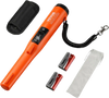 VEVOR Metal Detector Pinpointer, IP68 Fully Waterproof Handheld Pin Pointer Wand, 4.5" Detection Depth, 3 Modes, LCD Screen, Treasure Hunting Probe with Holster and 9V Battery, for Adults and Kids