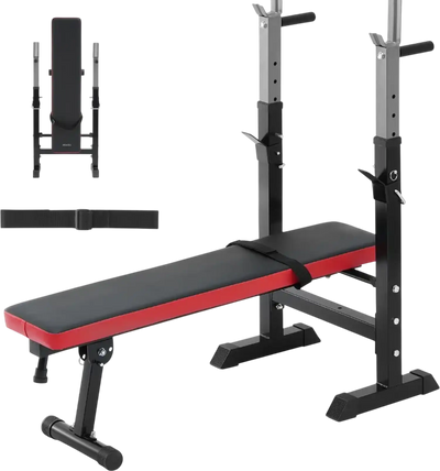 Vevor Weight Bench Adjustable Foldable Home Gym Strength Training New
