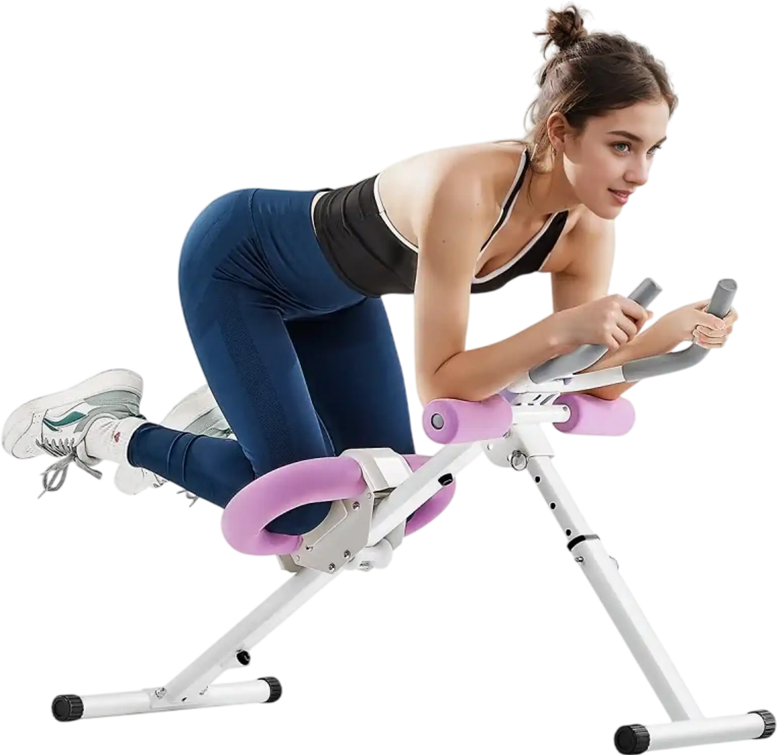 Vevor Ab Machine Foldable Adjustable Core Trainer 330 lbs New